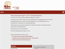 Tablet Screenshot of kim-imhof.ch
